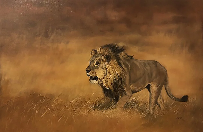 2nd Place: Aga Elliott
"Kissed by the Sun," oil