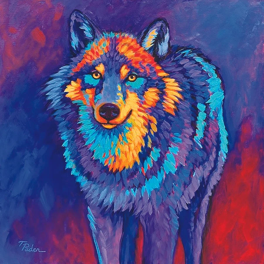 Artistic Recognition: Theresa Paden
"Night Wolf," acrylic