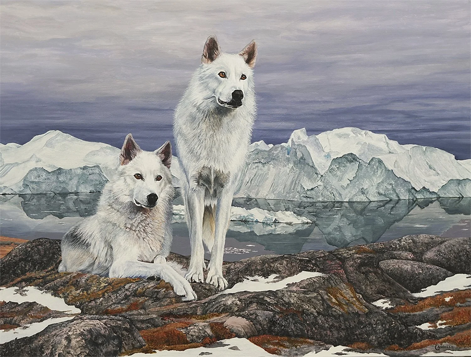 3rd Place: Laara Cassells
"On the Lookout," acrylic