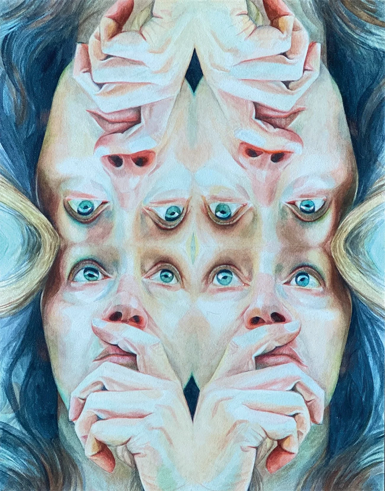 Lauren Yoho
The Thinker, watercolor