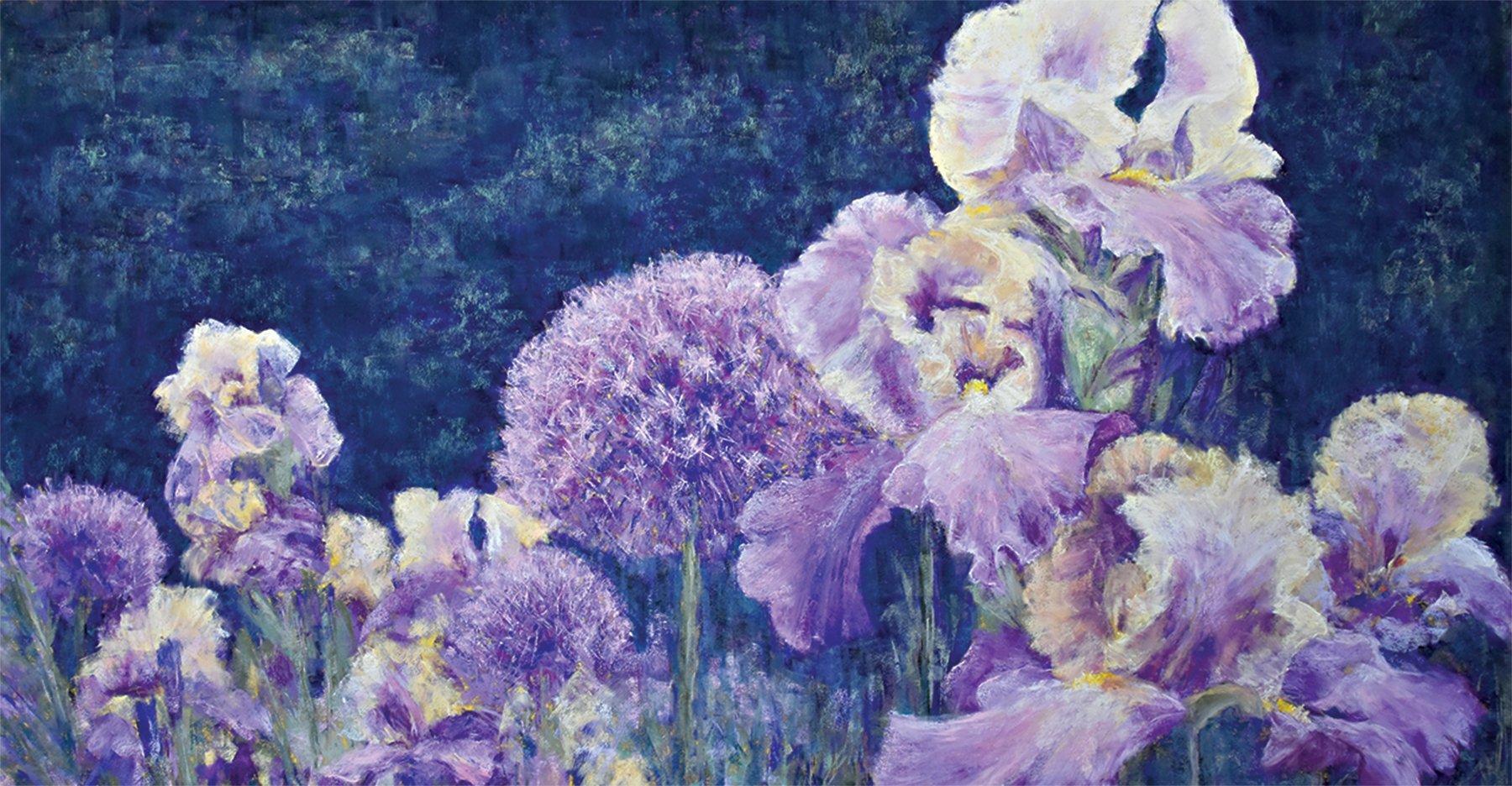 Lorraine Roberts
Garden in Paradise, pastel 