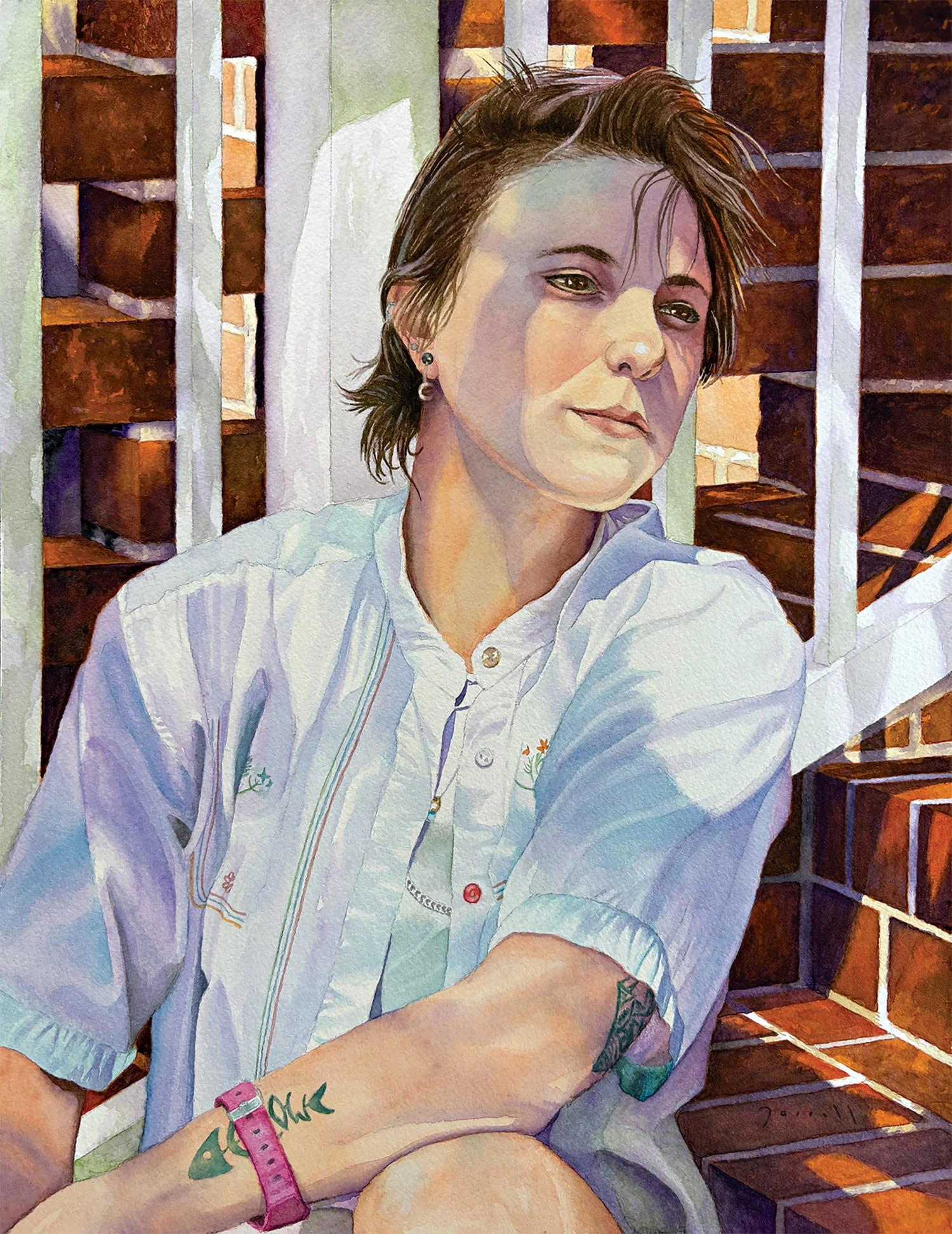 Donald Farrell
Marley, watercolor