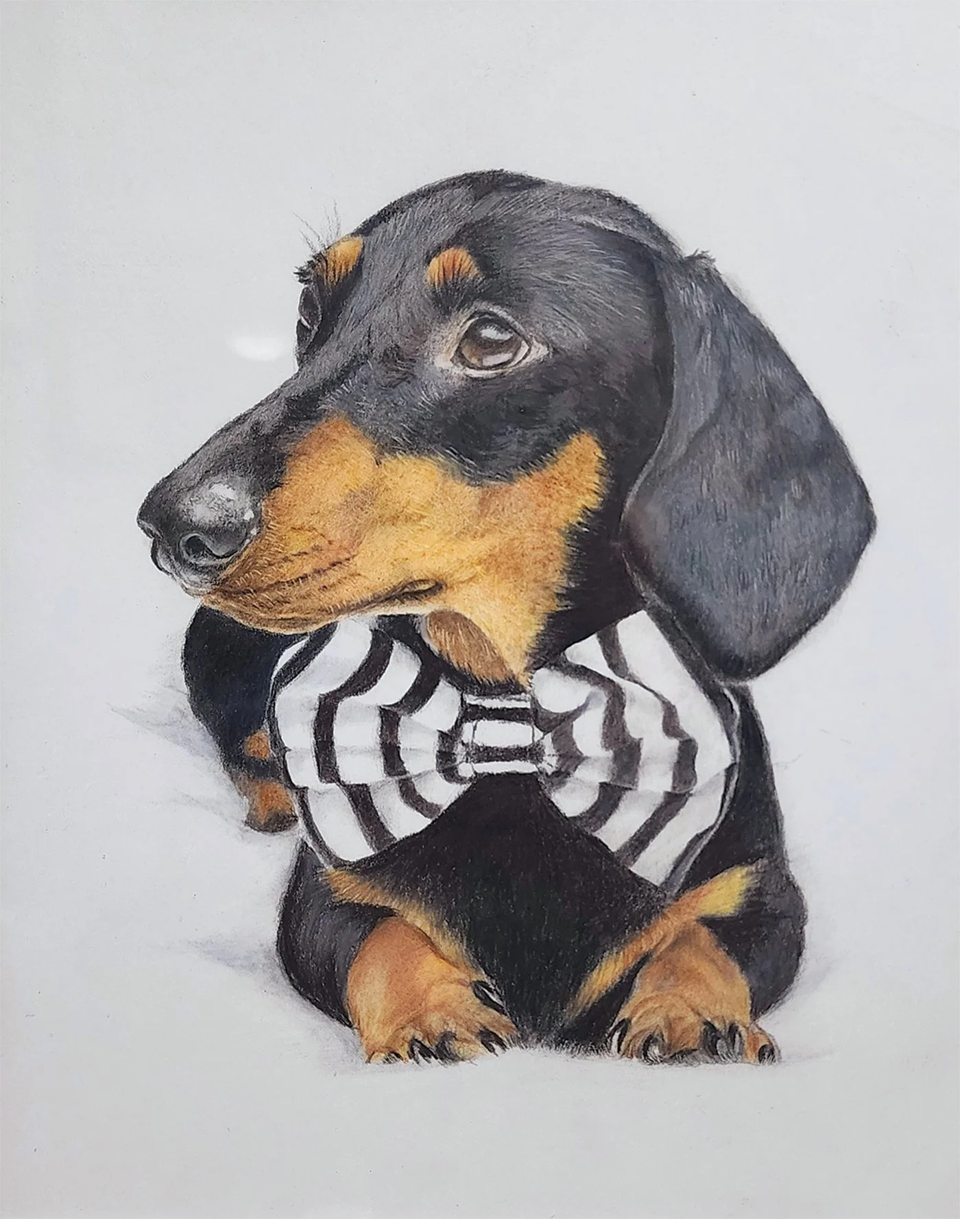 Soroor Behbahani
Gentleman, colored pencil