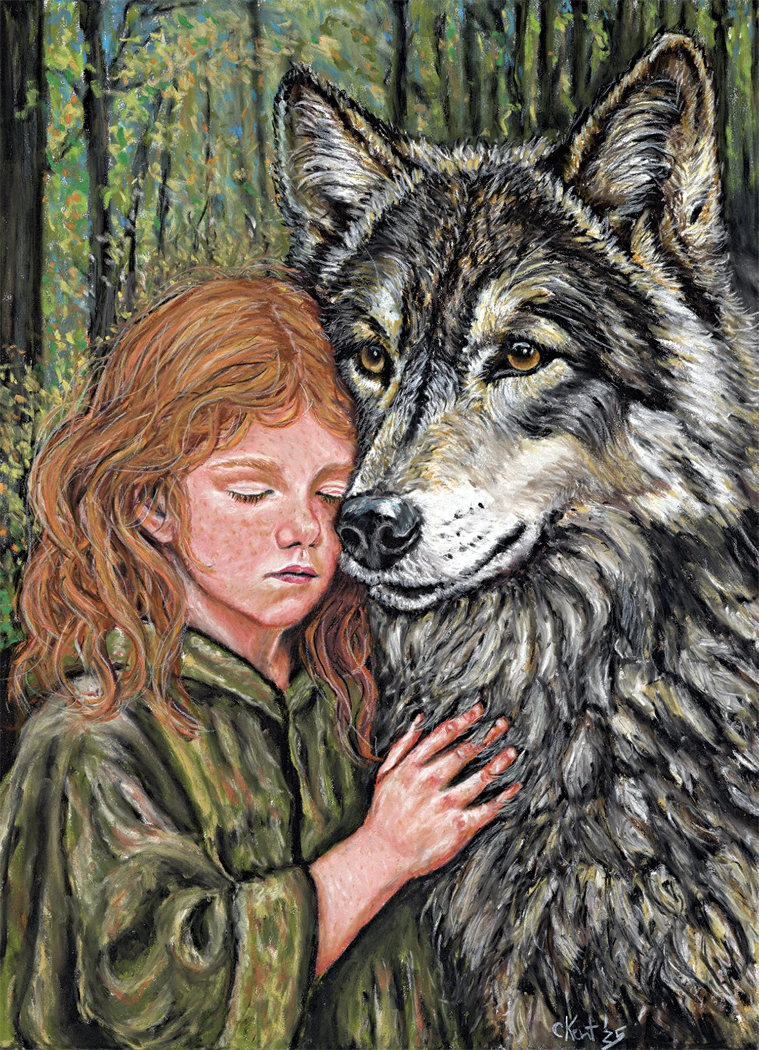 Carol Kent
Anam Cara, pastel