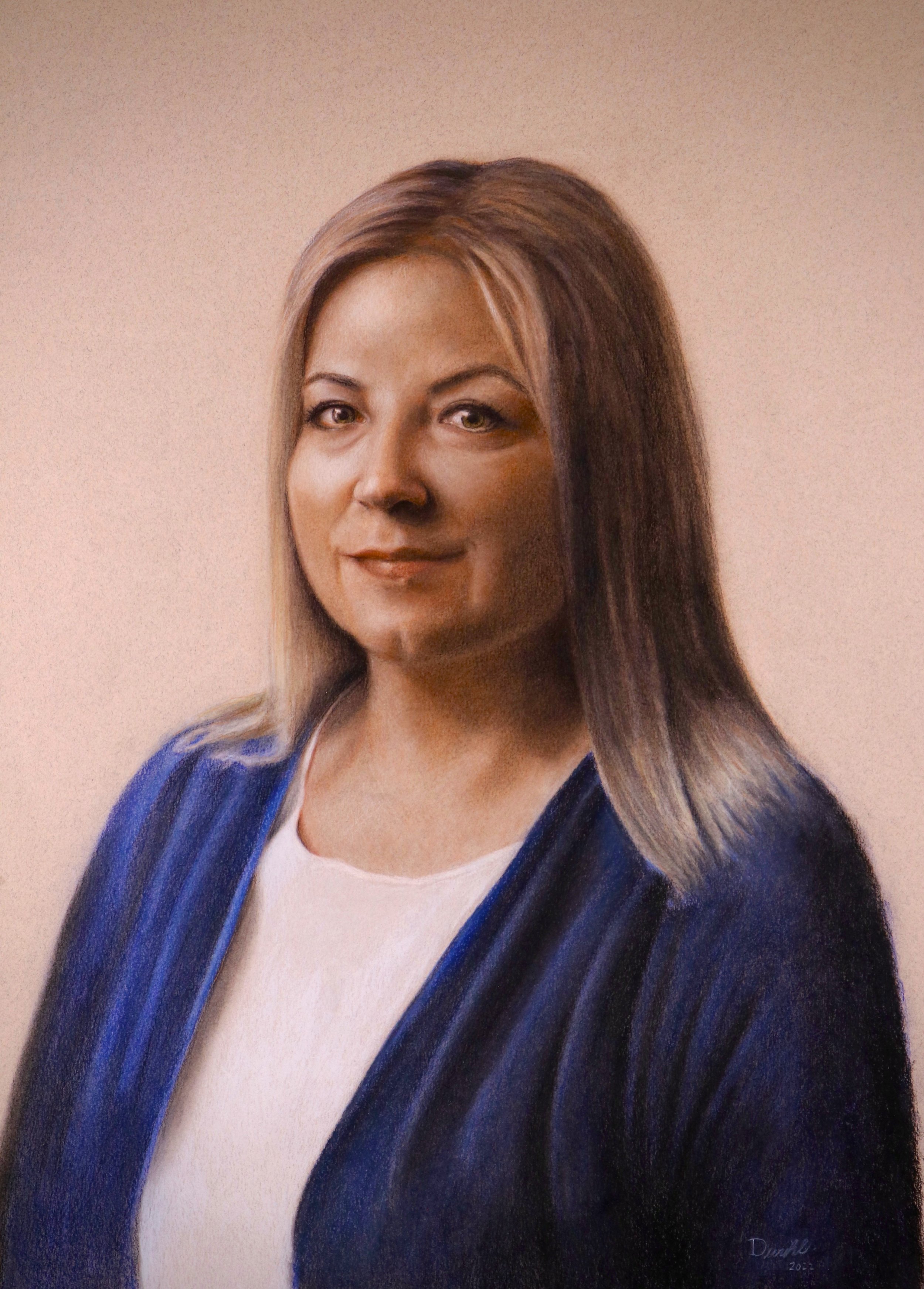 Durhl Davis, "Candice," sanguine and pastels