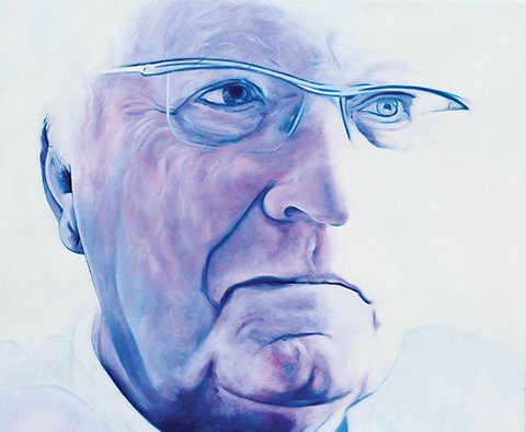 Walter Dermul, "Adieu," oil