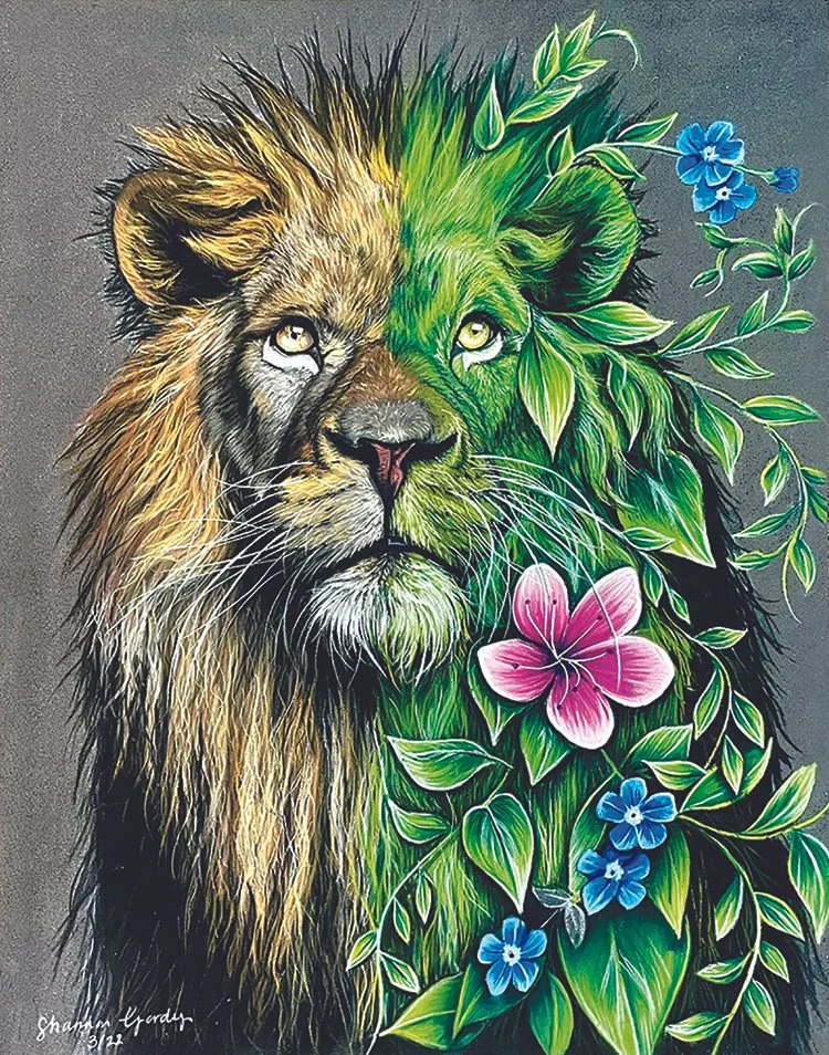 Artistic Recognition: Shannon Gordy
"Mmamoriri," pastel