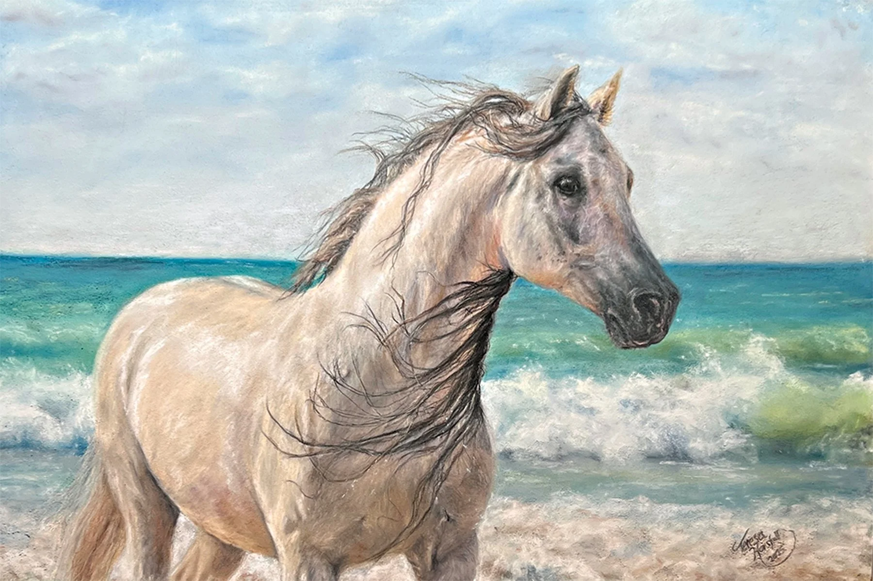 Teresa Horsfall
Ocean Breeze, pastel 