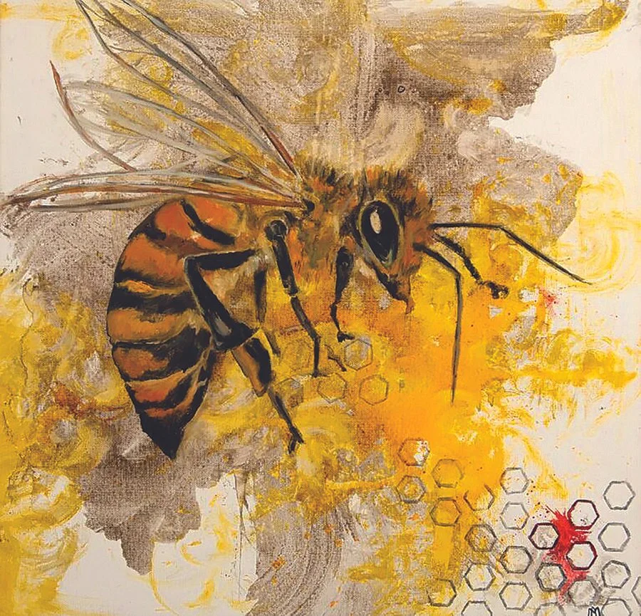 Honorable Mention: Abby Miner
"Asaili," oil and ink