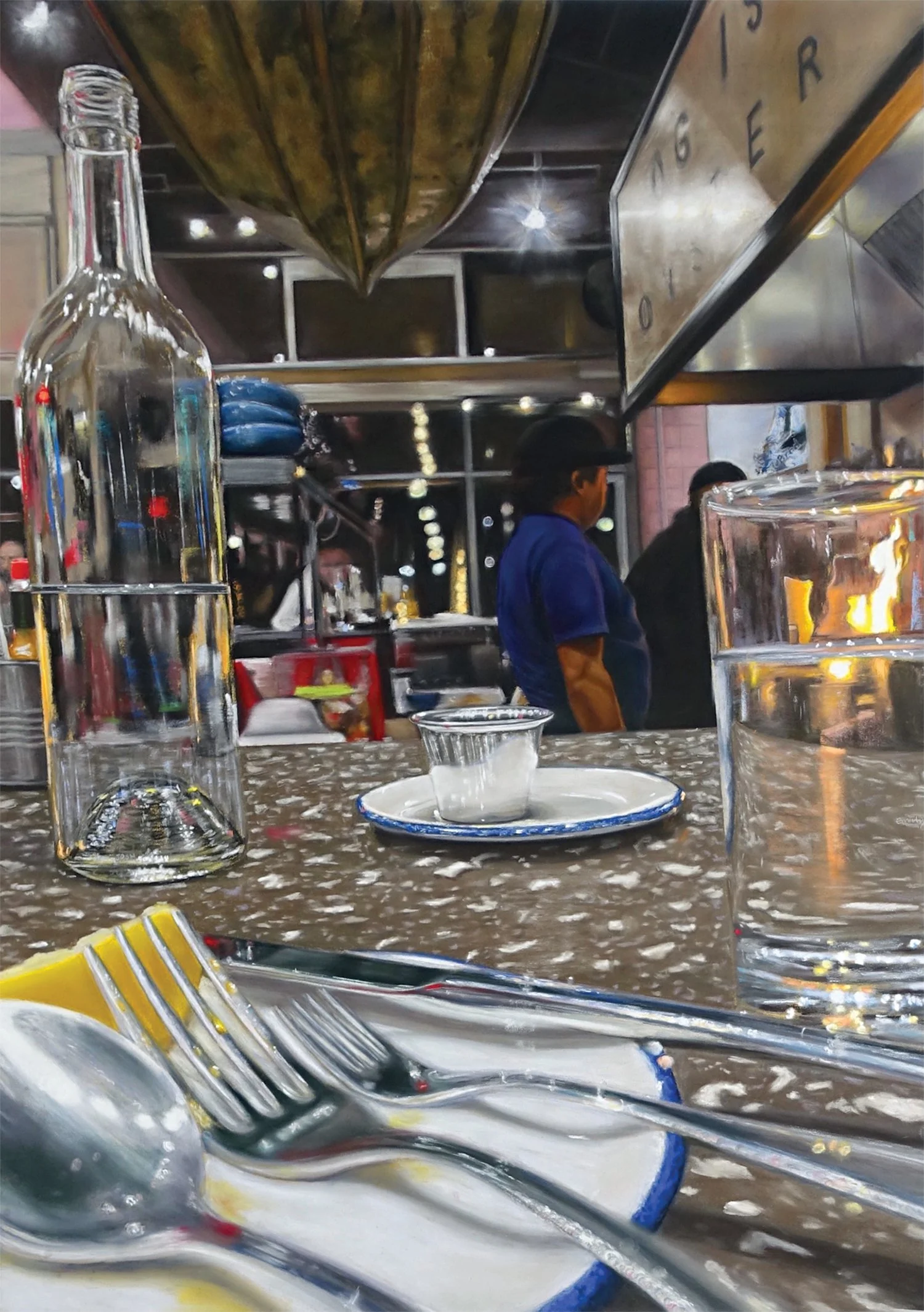 Bithia Bjurman
From This Side of the Bar, pastel