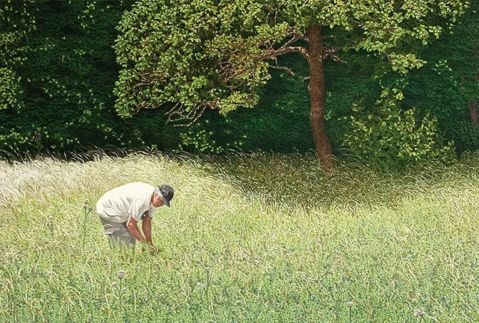 Sheryl Ruth Kolitsopoulos
"Picking Oregano in the Mountains of Greece," watercolor and graphite