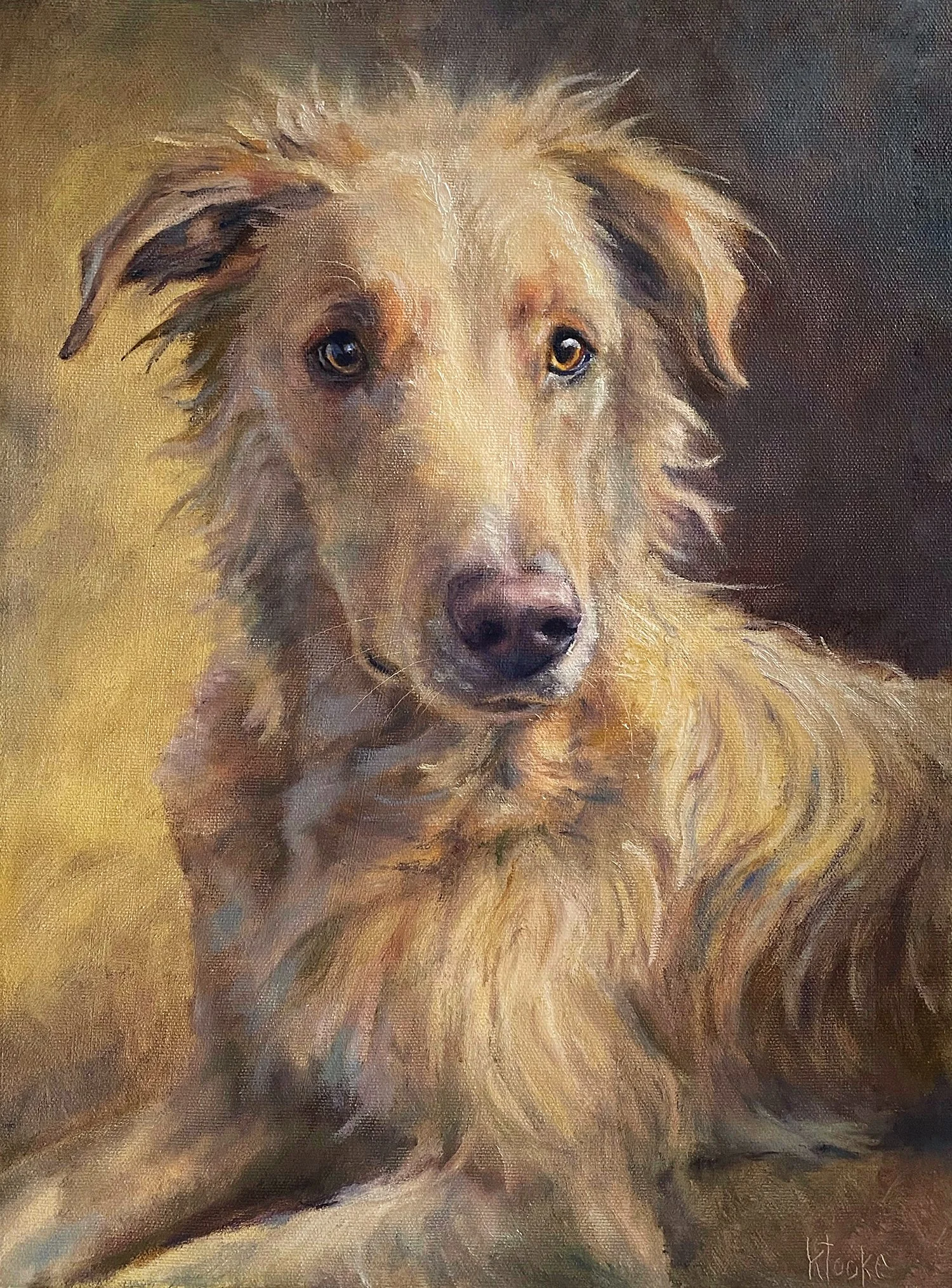 Kate Tooke 
Part Dragon, oil