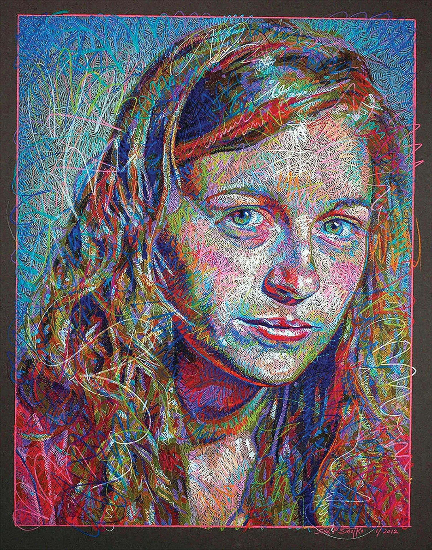 John Smolko
Audrey No. 2, colored pencil