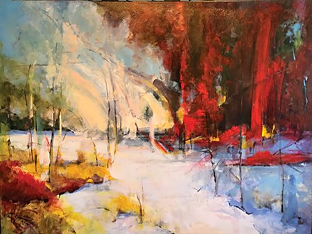 Michael Gault
Scarlet Autumn, oil