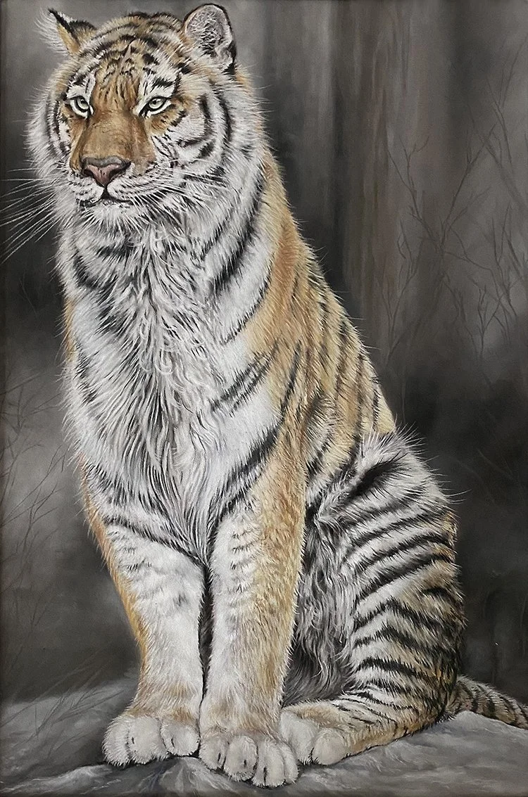 Special Merit: Donna Terry
"Tiger Contemplation," pastel