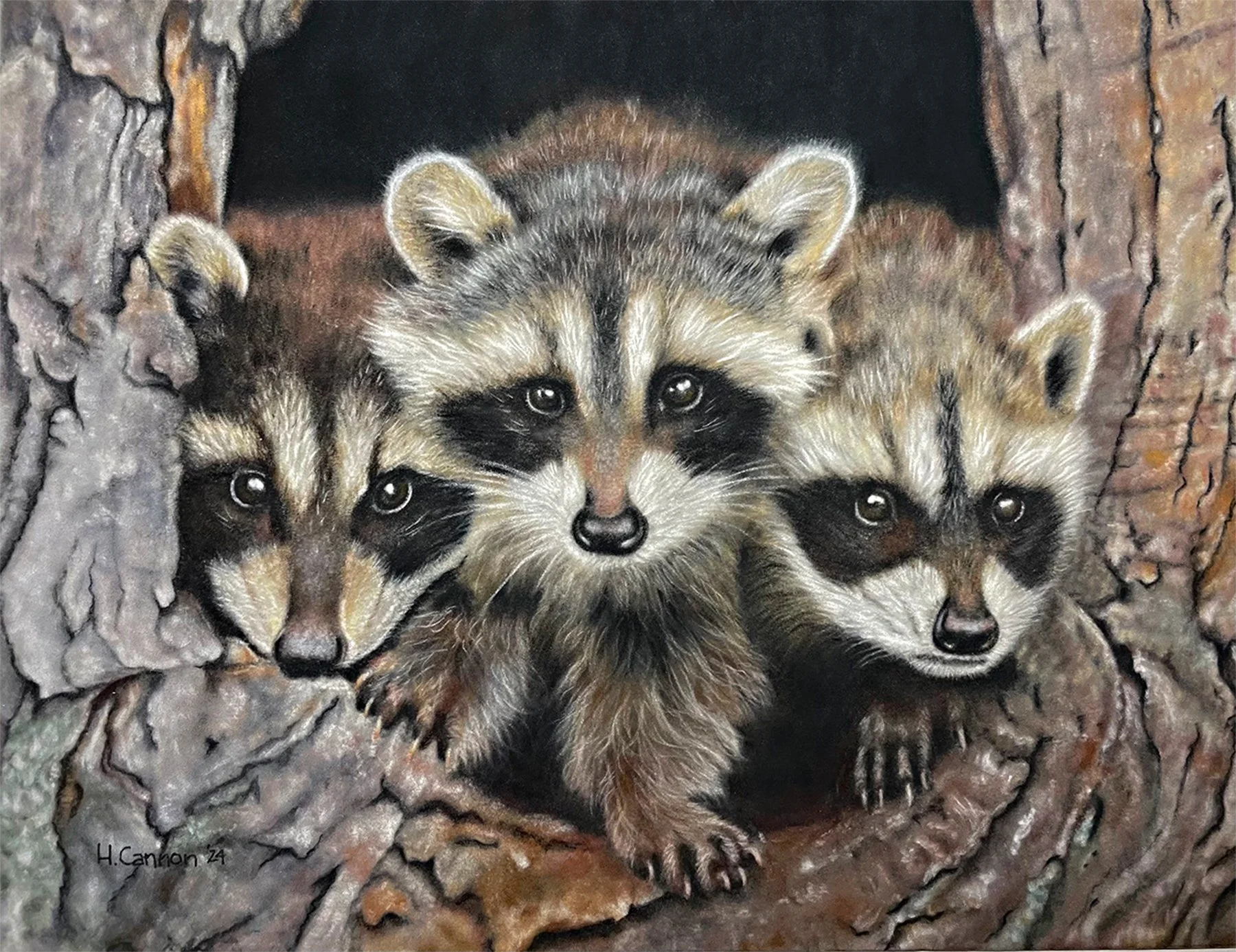Holly Cannon
Family Portrait, pastel