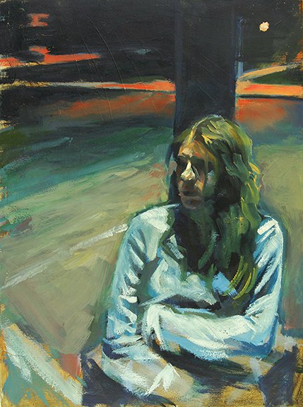 Aaron Krone, "Reflection," oil