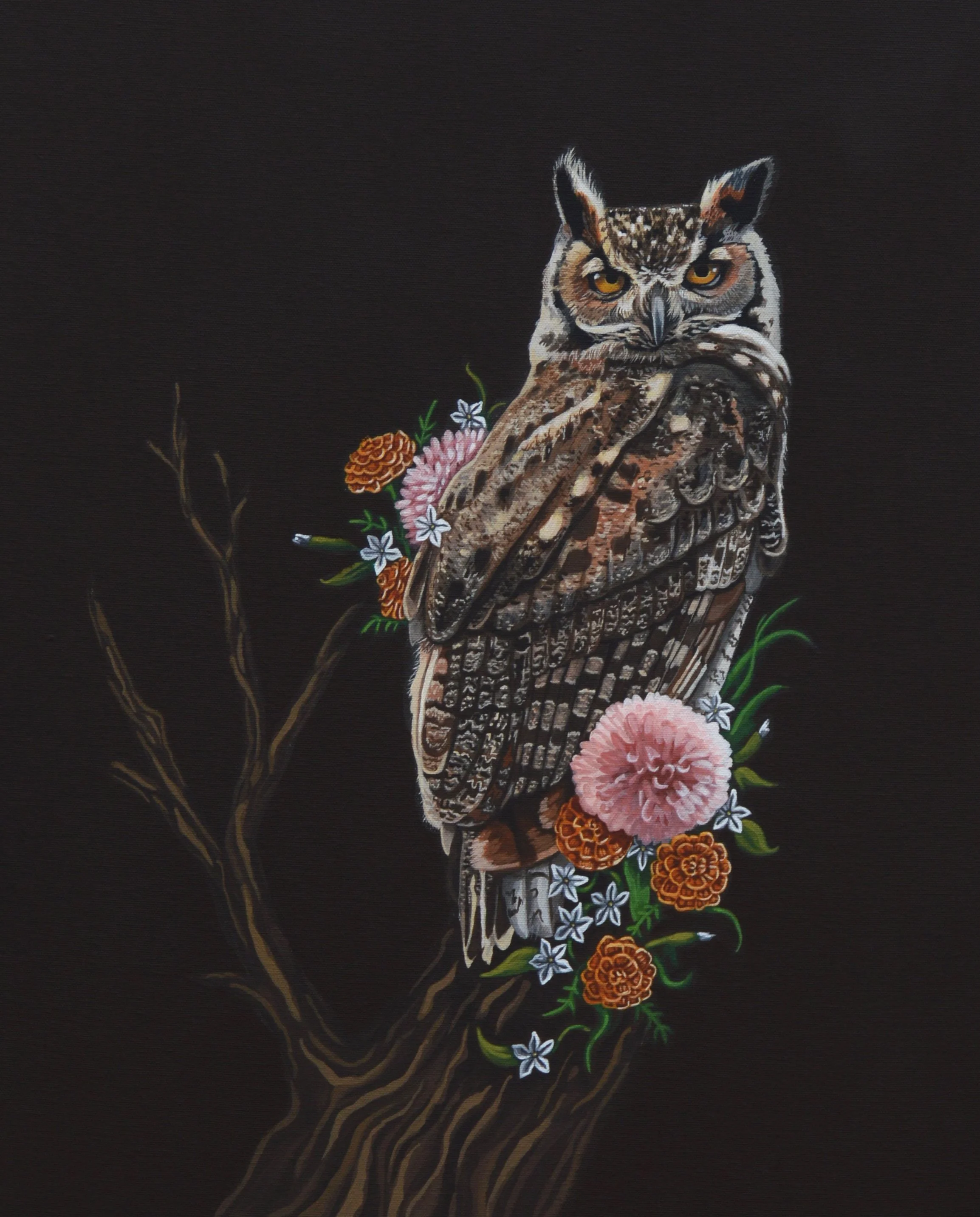 Kelly Ferguson, "Perception," acrylic