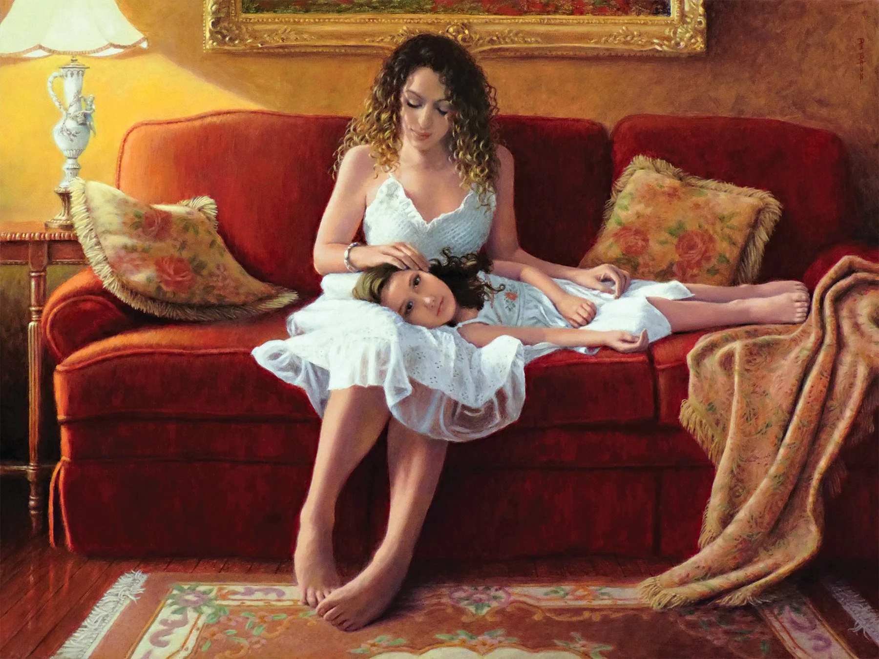 Barry DeBaun
Mother's Touch, oil