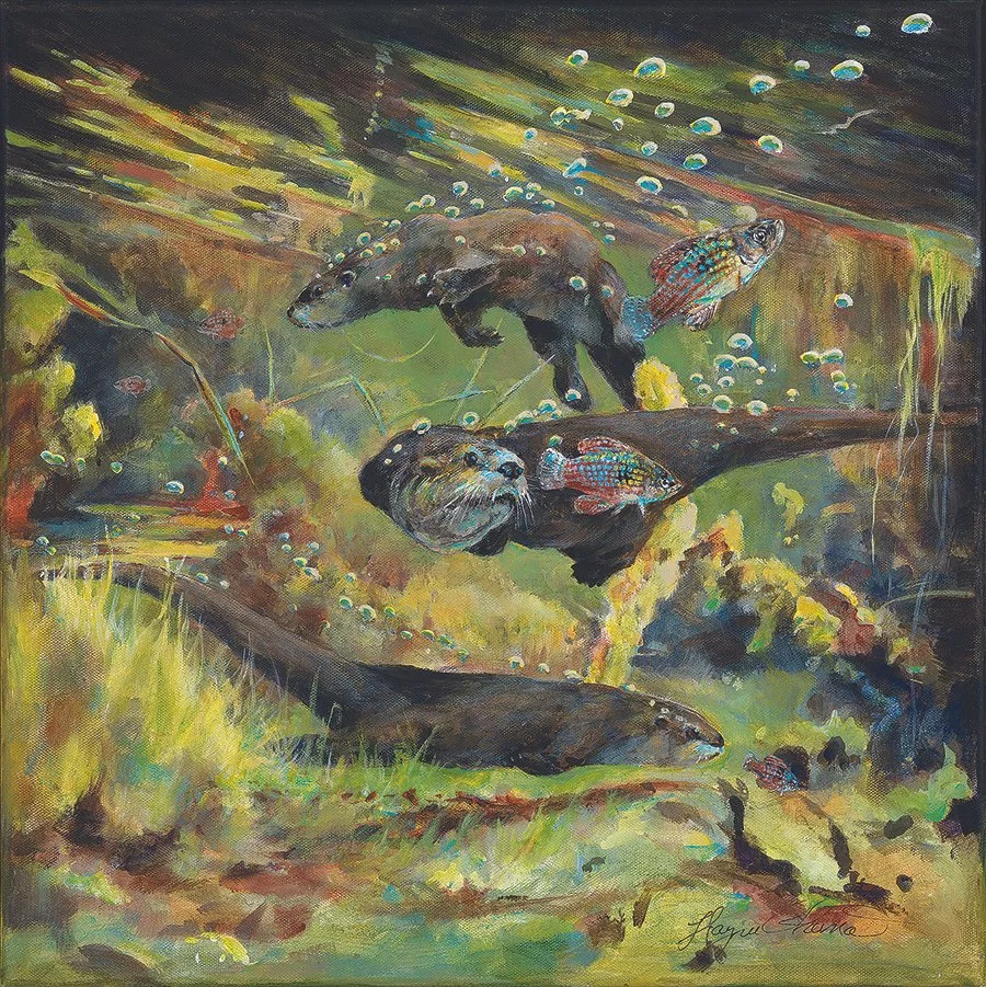 Artistic Recognition: Wayne Chunat
"Frolic," acrylic
