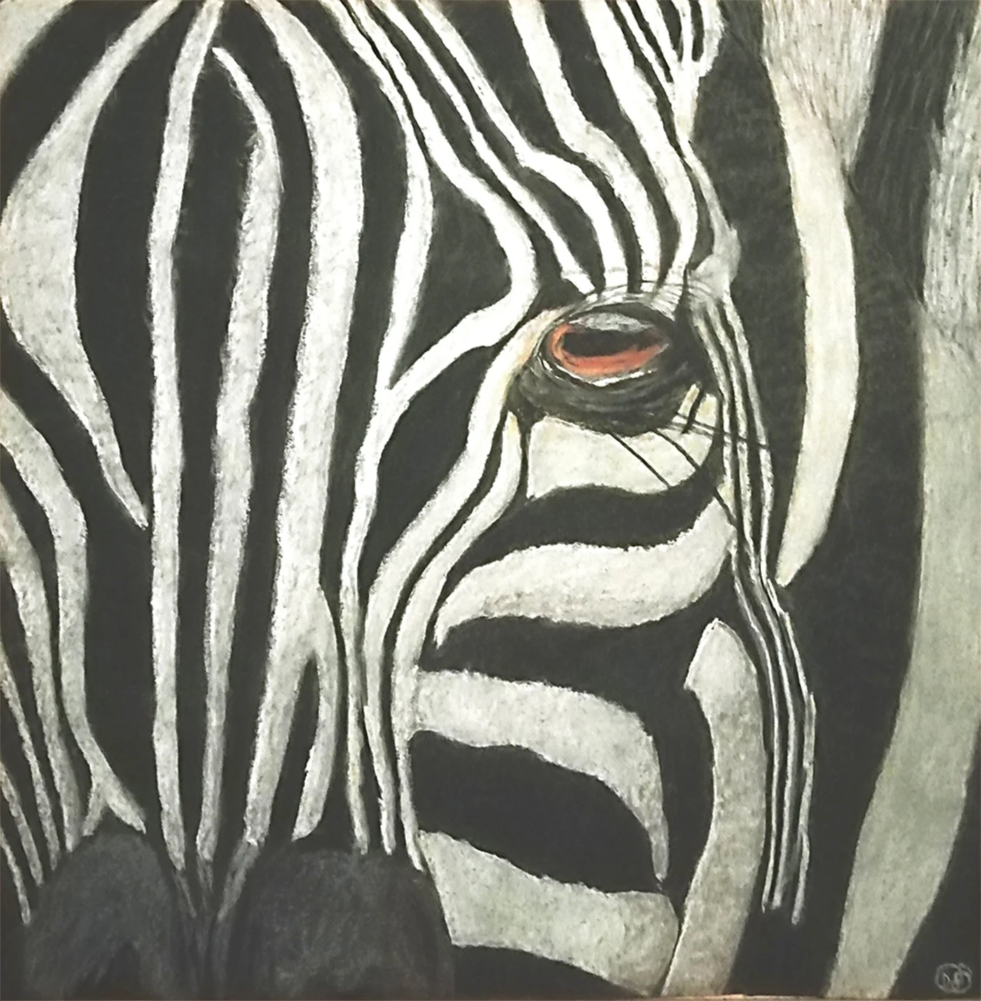 Donna Allen
Not All Black and White, pastel 