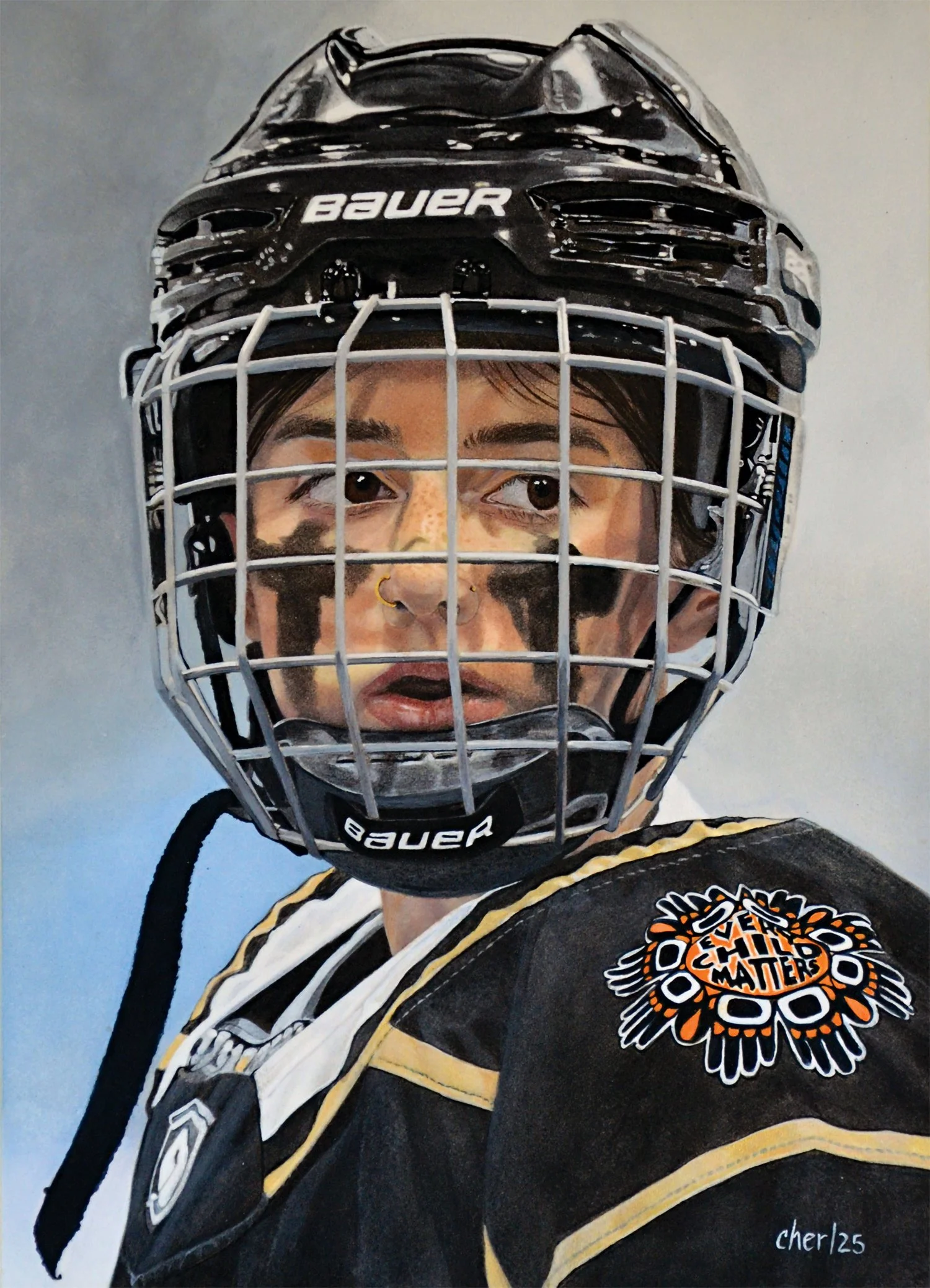 Cher Pruys
Grit Goddess, acrylic