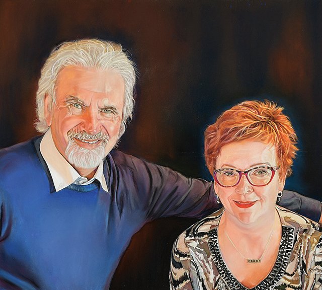 Louise Renée, "Seventies Sweethearts," pastel
