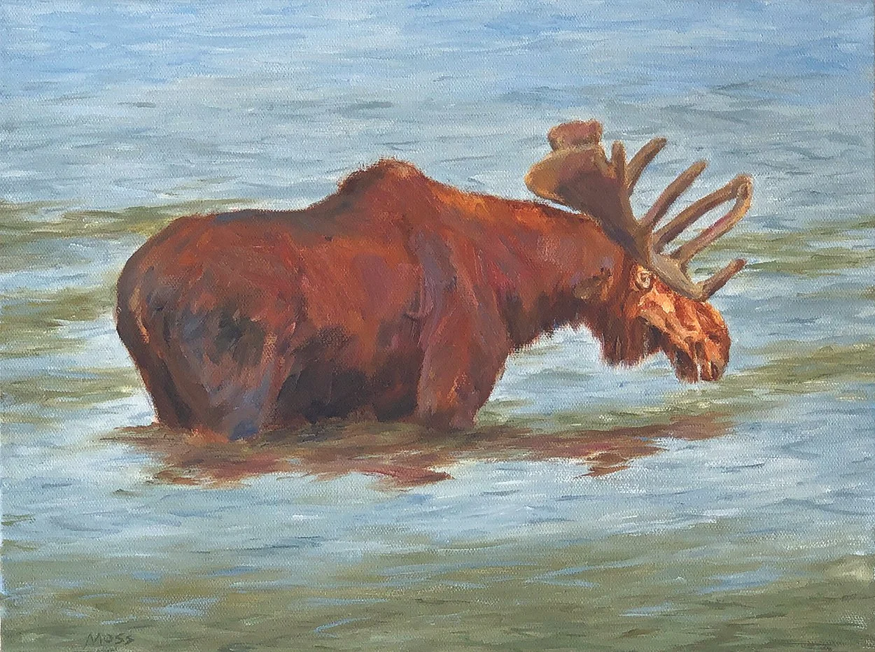 Honorable Mention: Fred Moss
"Cooling Off," oil
