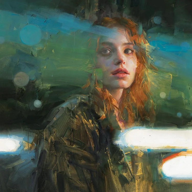 A stunning expressionist alla prima oil painting by contemporary artist Torsten Wolber