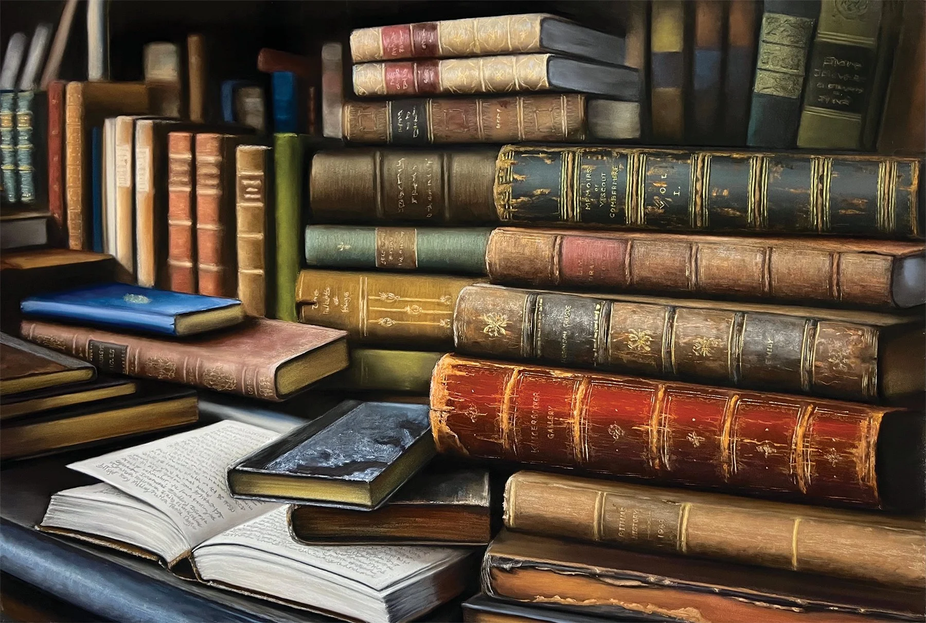 Bithia Bjurman
Bound and Beautiful, pastel