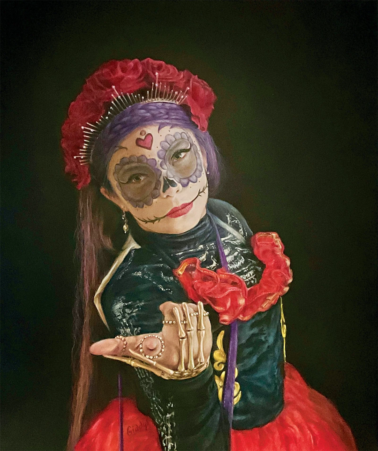 Giddy Richt
Sugar Skull, colored pencil