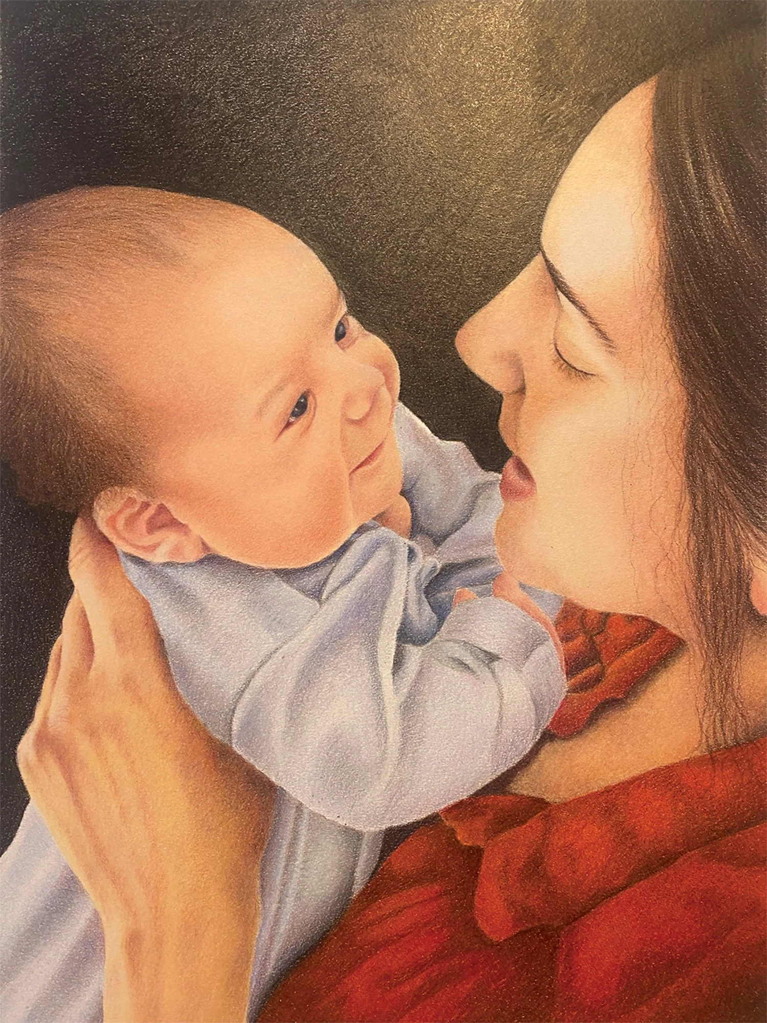 Pauline Stuart
A Mother’s Love, colored pencil