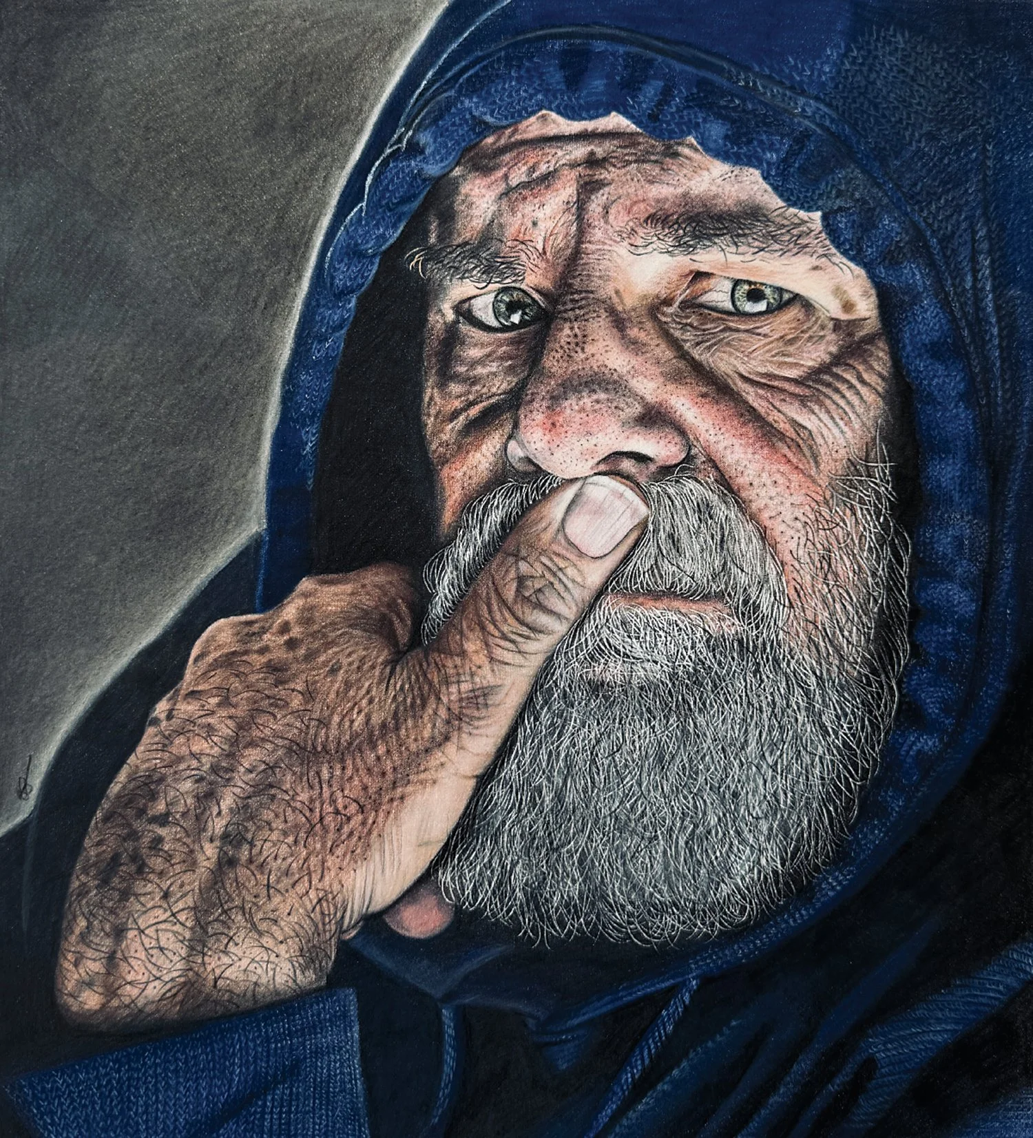 Stacey Barge
Quiet Concern, colored pencil