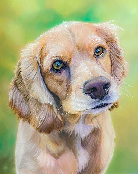 Dawn Bouchard, "A Friend for Life," pastel