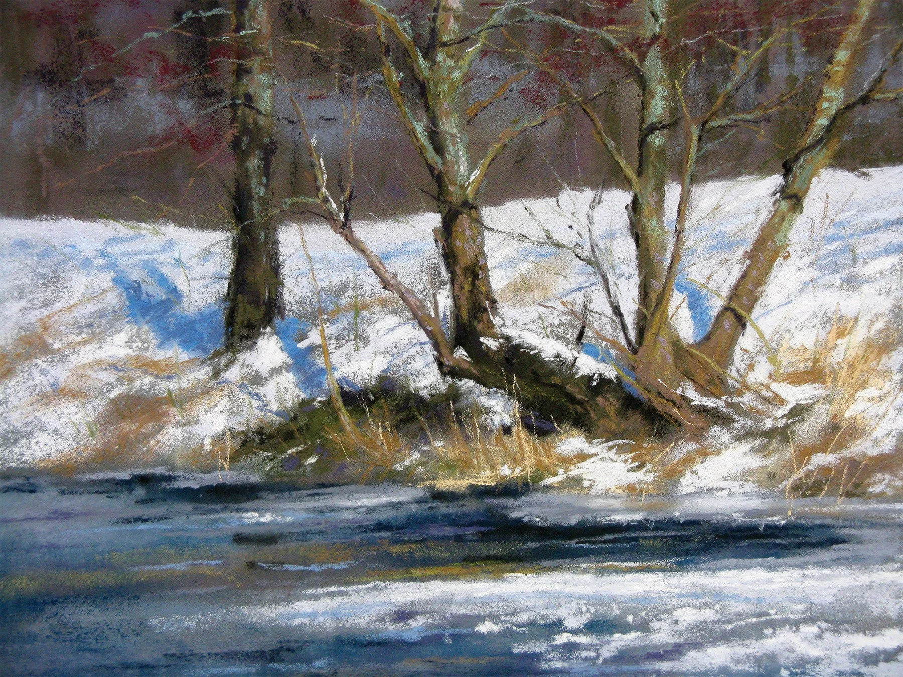Alan Chaney
Frozen River, pastel