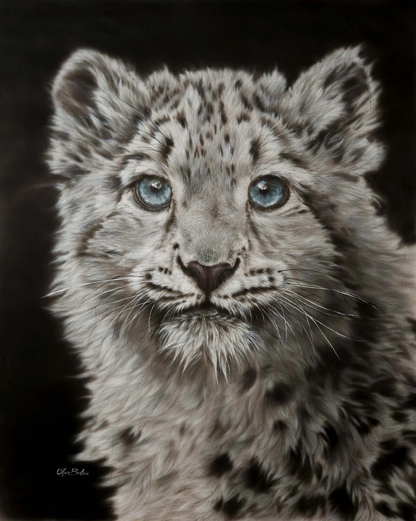 Olga Belova, "Charm," silk painting