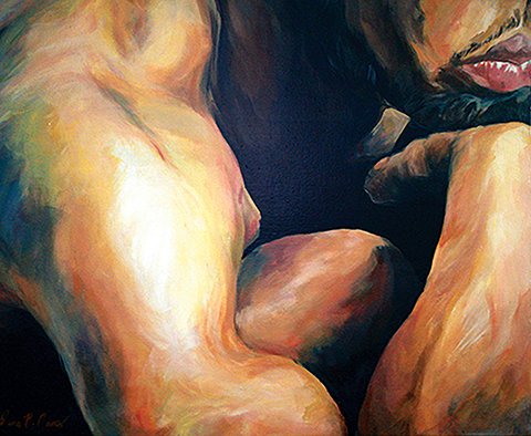 Jana Jaros, "Bracing Thoughts,"
acrylic