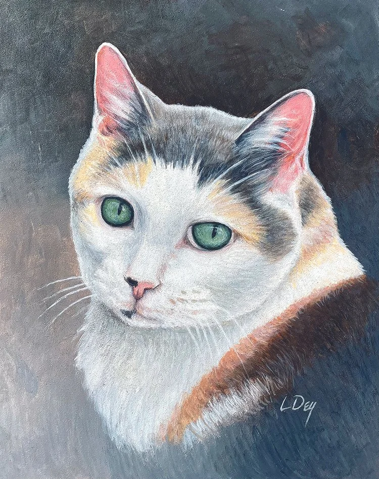 Honorable Mention: Lorraine Dey
"Joy," acrylic