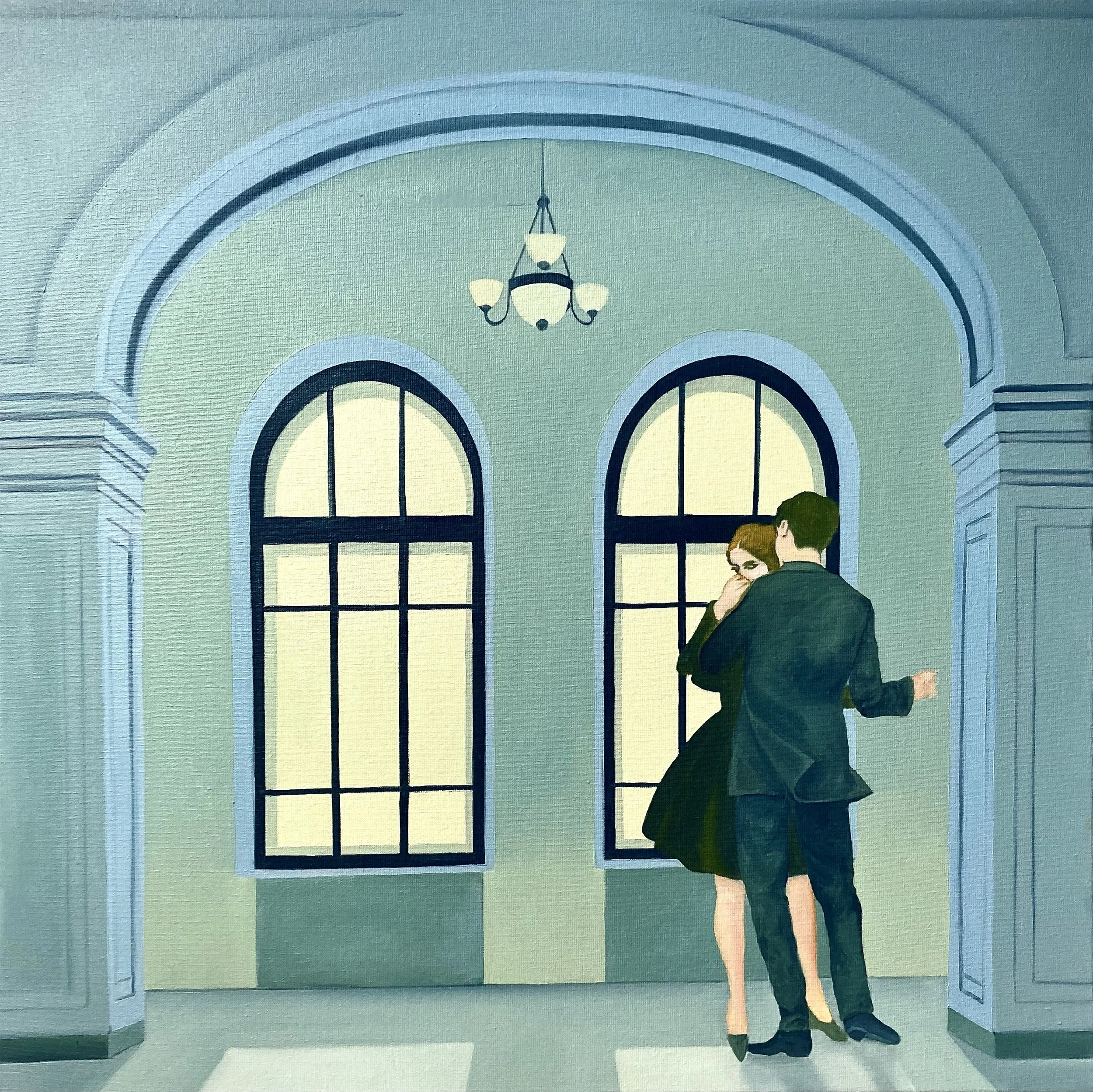 Walter Dermul, "Let's Dance," Oils