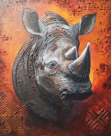 Robyn Bromham, "More Precious Than Gold," acrylic 