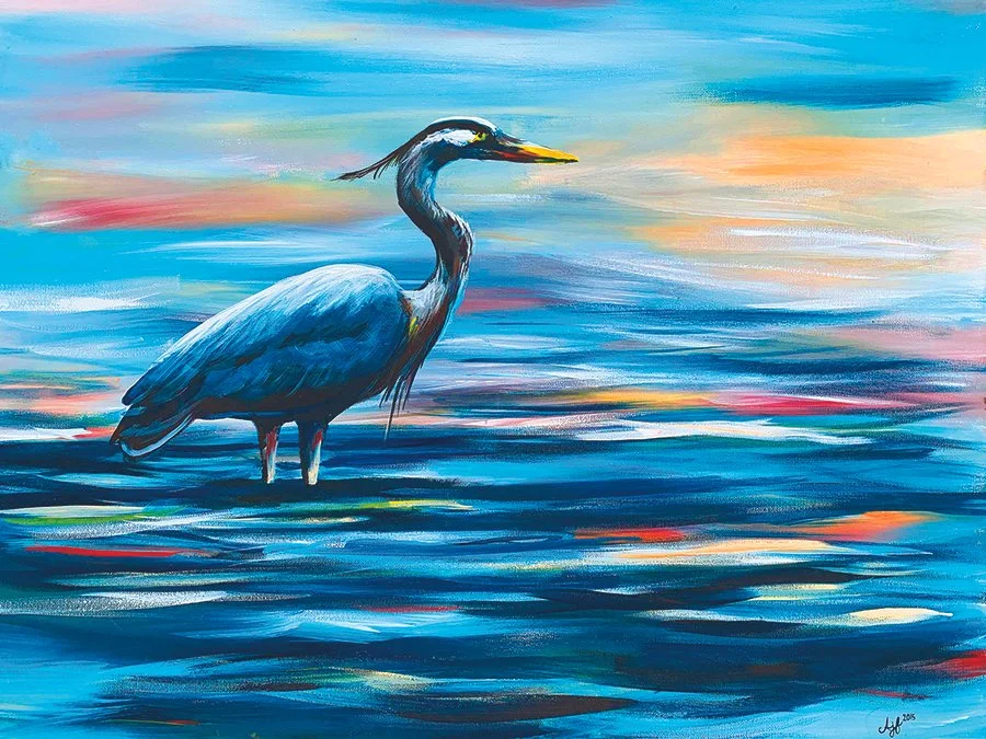 Honorable Mention: AnnaMarie Forza
"Calm Waters," acrylic