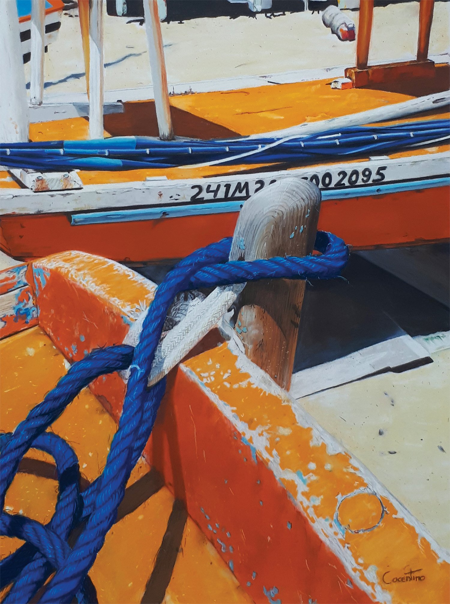 Helena Cocentino
Side by Side, pastel