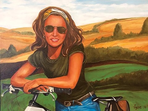 Lynne Rempel, "Rhapsody,"
oil