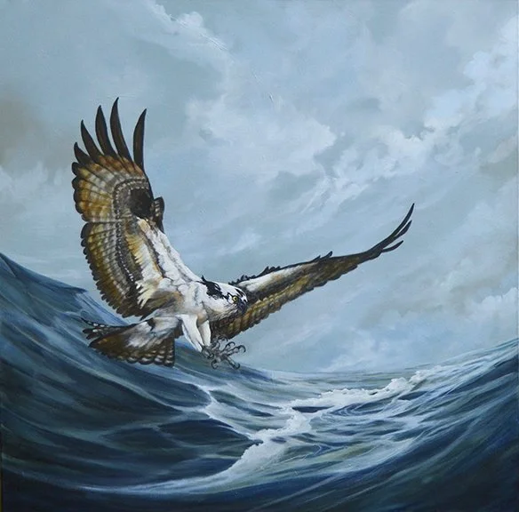 Christine O'Dell-Ferguson, "Fearless," acrylic