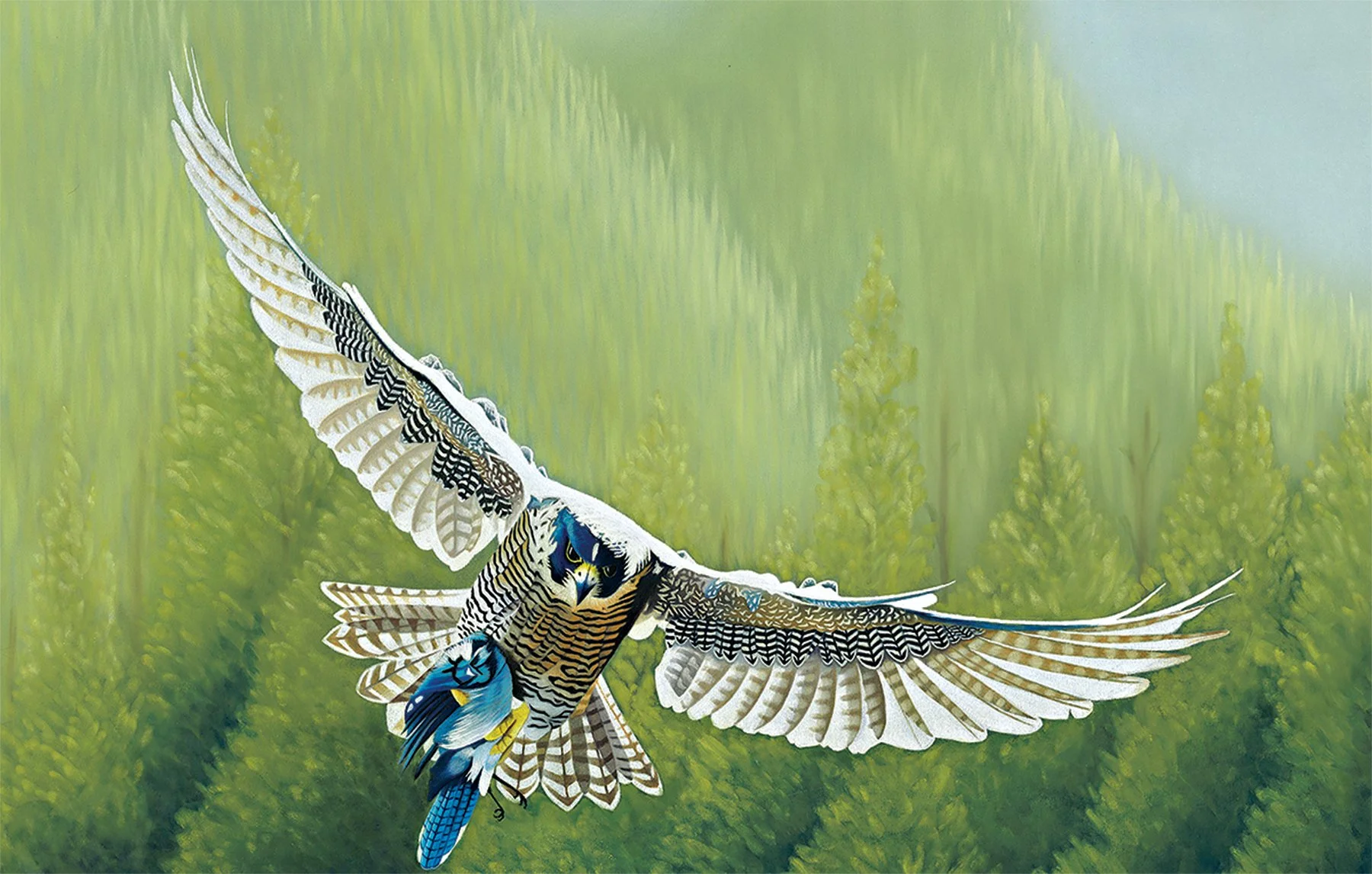 Carol Stratman
Backlit Breakfast, pastel