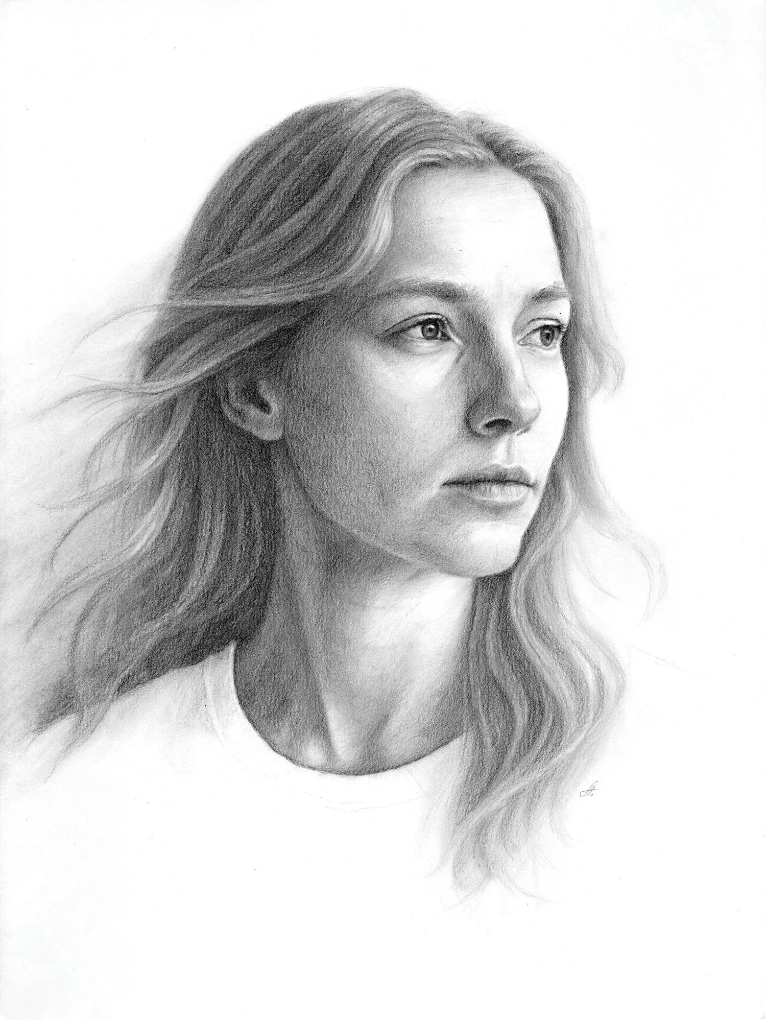 Anna Abramskaya
Quiet Breeze, graphite