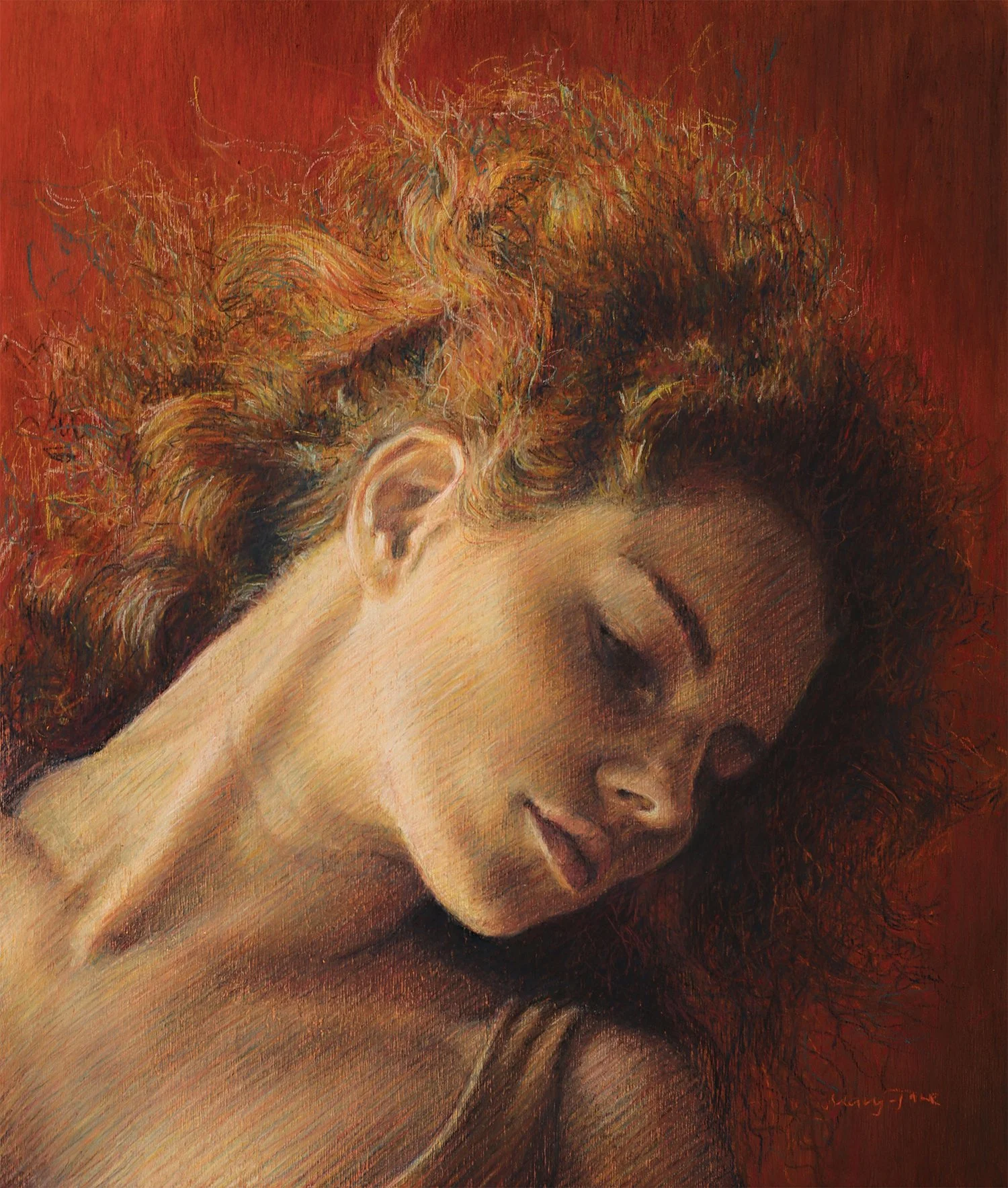 Mary-Jane Steffens
Devotion in Sepia, pastel
