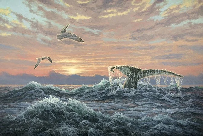 Christopher Forrest, "A Whale of a Tail," Oils