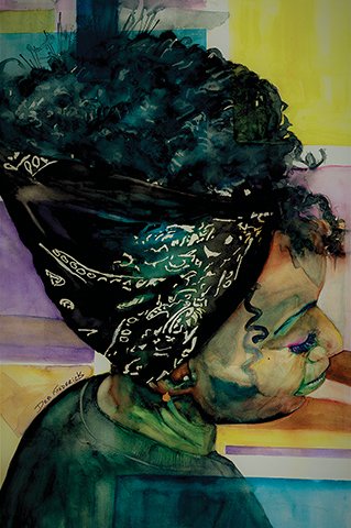 Deb Frederick, "American Classic Beauty," watercolor