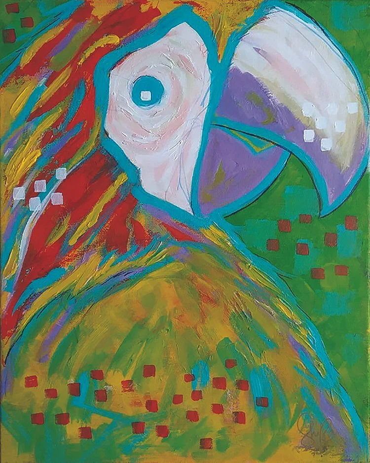 Honorable Mention: Shana Covington Goodwin
"Untitled," acrylic and marker